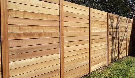 Horizontal Wood Fence Spacing Spaced SemiPrivacy Cedar Kimberly & Supply