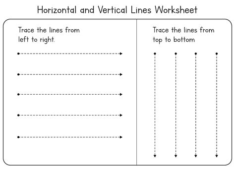 horizontal and vertical lines worksheet for kindergarten pdf