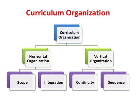 Horizontal And Vertical Organization In Curriculum