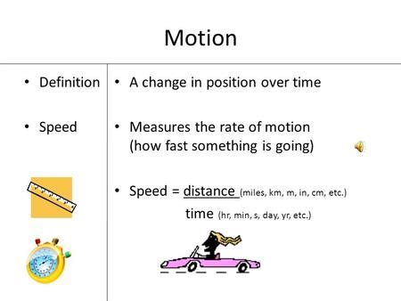 Horizontal Motion Definition Physics