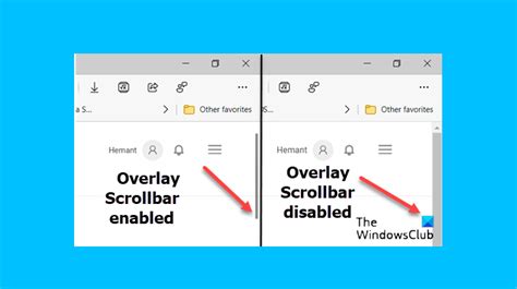 Horizontal Scroll Bar Missing In Edge Browser