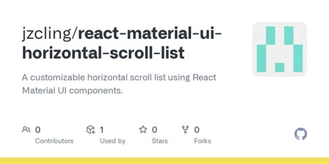 Horizontal Scroll List