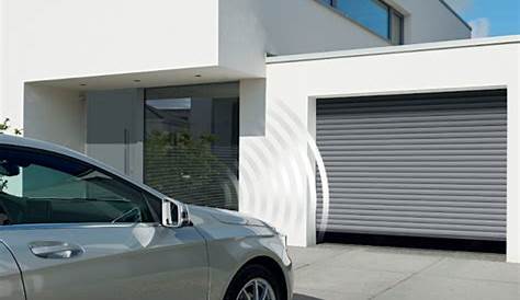 Hormann Rollmatic garage door in traffic white finish