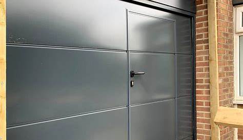 Hormann Sectional Garage Door With Wicket Door , Fitted In Camberley, Surrey