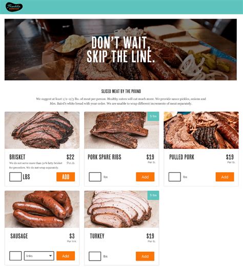 Horn Bbq Preorder
