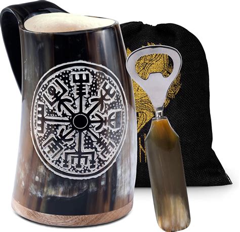 Horn Drinking Flasks