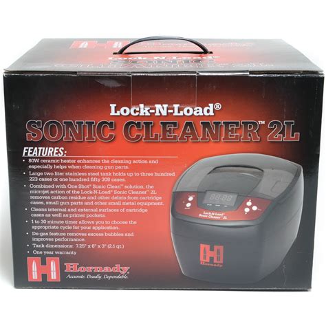 Hornady Locknload Sonic Cleaner Locknload Sonic Cleaner 2l 110 Volt
