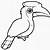 hornbill coloring page