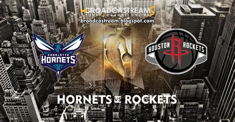 hornets vs rockets live