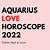 horoscope 2022 aquarius love