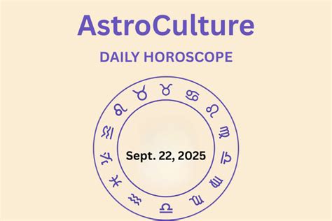 Horoscope 22 September