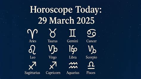 Horoscope 29 March