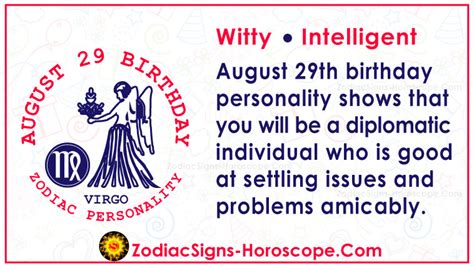 Horoscope August 29th