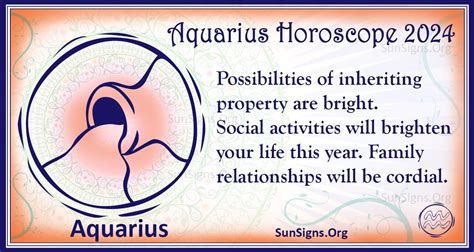 horoscope for aquarius 2024