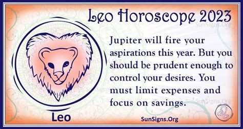 horoscope leo august 2023