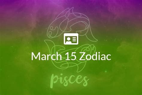Horoscope March 15th