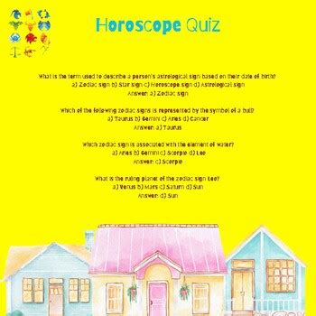 Horoscope Quiz