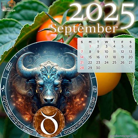 Horoscope September Taurus