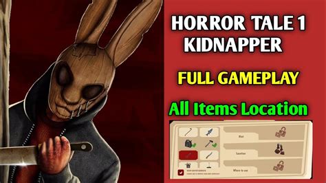Horror Tale 1 Kidnapper Walkthrough