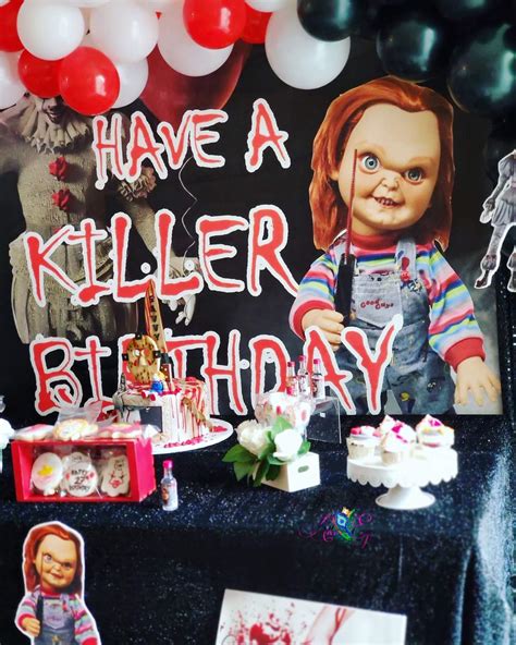 horror themed birthday party