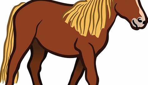 Brown Horse Galloping Clipart Free Clip Art