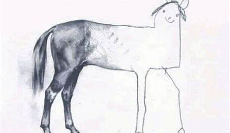 Horse Drawing Meme Blank Template Imgflip