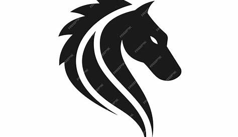 Horse Head Logo Image Black Template Vector 620827 Vector Art At