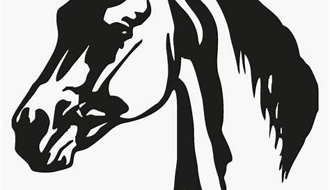 Horse Head Silhouette Transparent Background Show 4H Equestrian Veterinarian Png