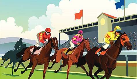 Horse Racing Images Clip Art Vector Riding Gif Png , Free