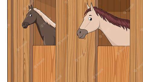 Horse Stable Cartoon Images Best Illustrations, RoyaltyFree Vector