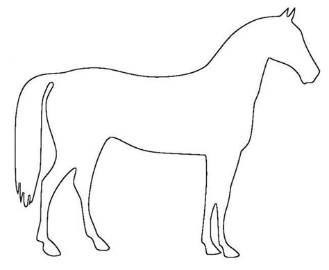 Horse Outline Printable Search Results Calendar 2015