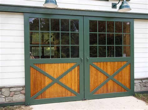 horse barn doors with windows