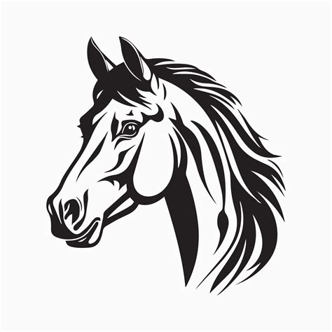 Horse Head Vector Art