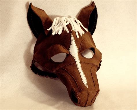 Horse Mask Pdf Pattern Printable