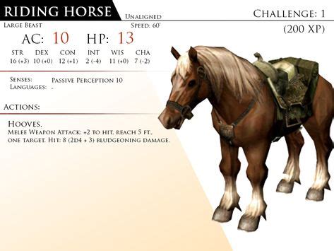 horse price dnd 5e tips
