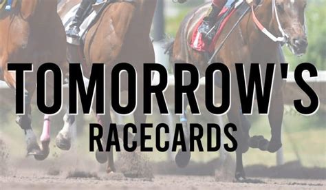 horse racing cards tomorrow racing post