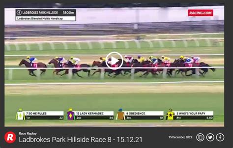 horse racing results replays