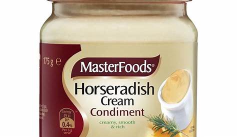 Masterfoods Horseradish Cream 175g Woolworths
