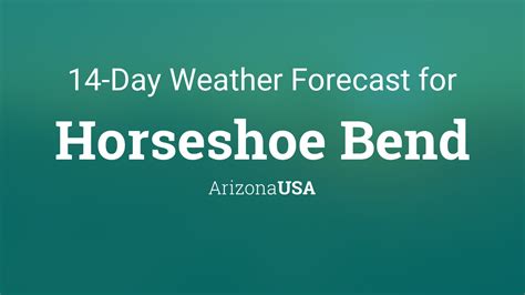 horseshoe bend weather forecast