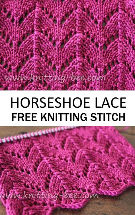 Horseshoe Lace Stitch Pattern