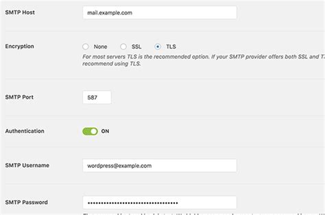 Host Name Smtp Example