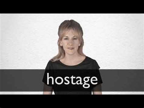 hostage meaning in english with example