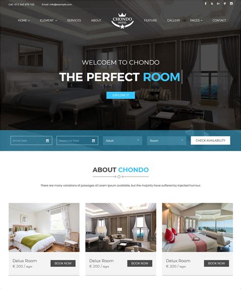 Hostel Travel Multipage HTML5 Website Template