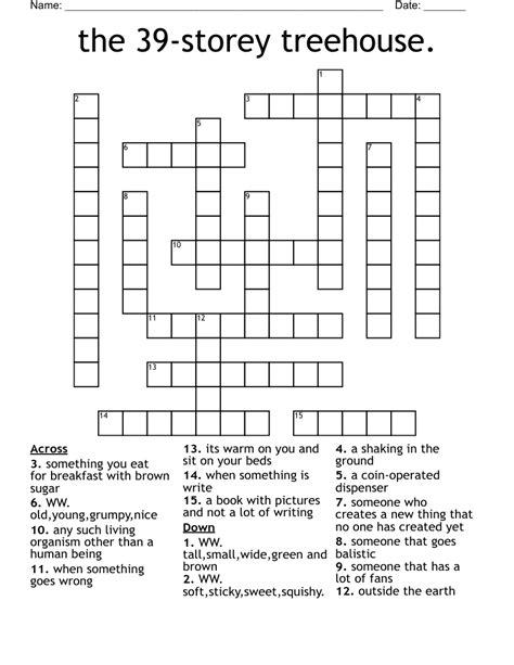 treegrovedesign Game Show Host Crossword