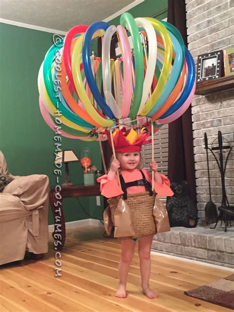 Cool Hor Air Balloon Costume for a Toddler Homemade halloween costumes, Cool halloween