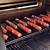 hot dogs on pellet grill