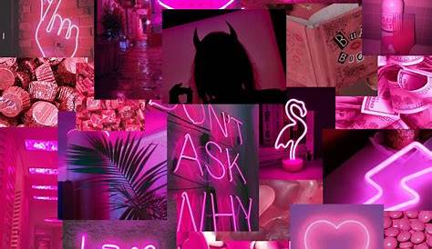 The Best 6 Hot Pink Aesthetic Collage Wallpaper Baddie Aesthetic