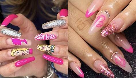 Hot Pink Barbie Nail Designs Glitter s Check Out Our Selection