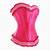 hot pink corset