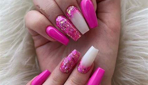 50+ Beautiful Pink and Black Nail Designs 2022